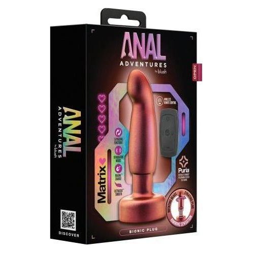 Anal Adventures Matrix - Bionic Plug - Cosmic Copper