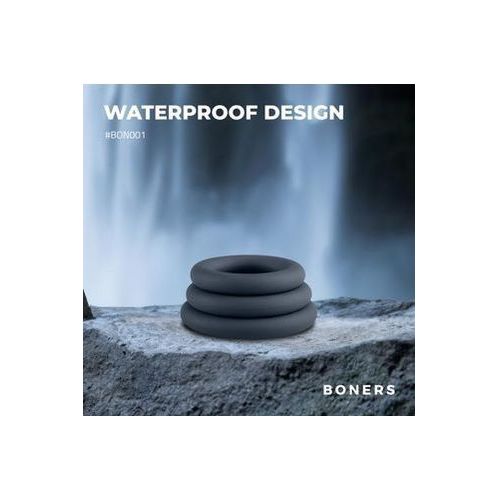 Boners 3-Delige Cockringen Set - Grijs