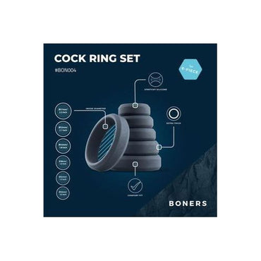 Boners 6-Delige Cockring Set