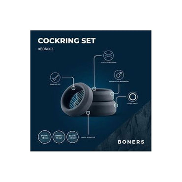 Boners Cockring Set 3-delig