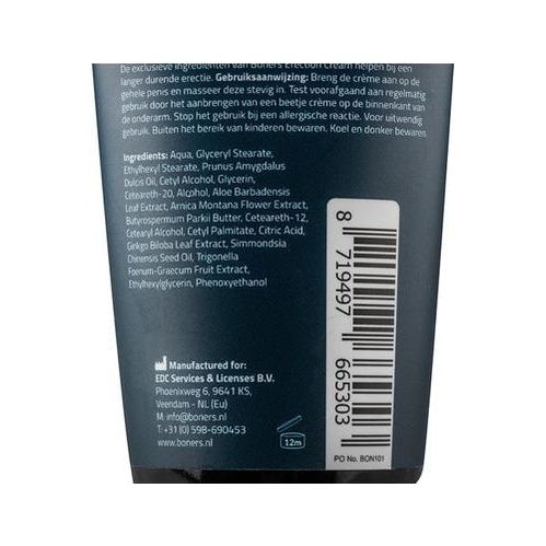 Boners Erectiecrème - 100 ml