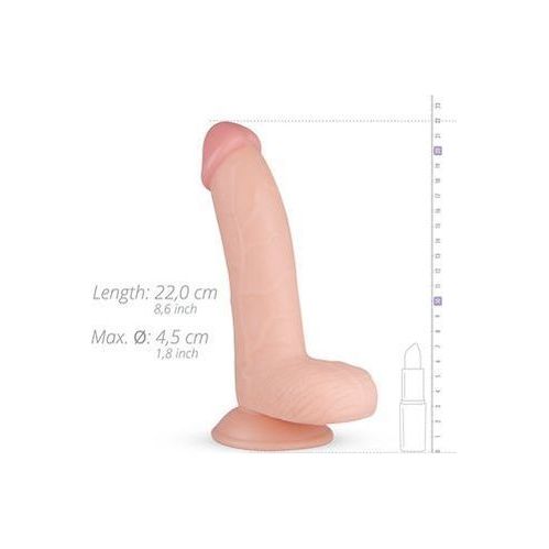 Cliff Realistische Dildo Met Balzak - 22 cm