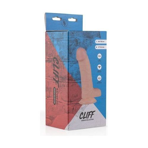 Cliff Realistische Dildo Met Balzak - 22 cm