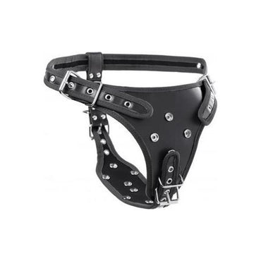 Double Penetration Strap On Harnas - Zwart