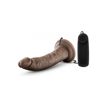 Dr. Skin - Dr. Dave Vibrator Met Zuignap - Chocolate