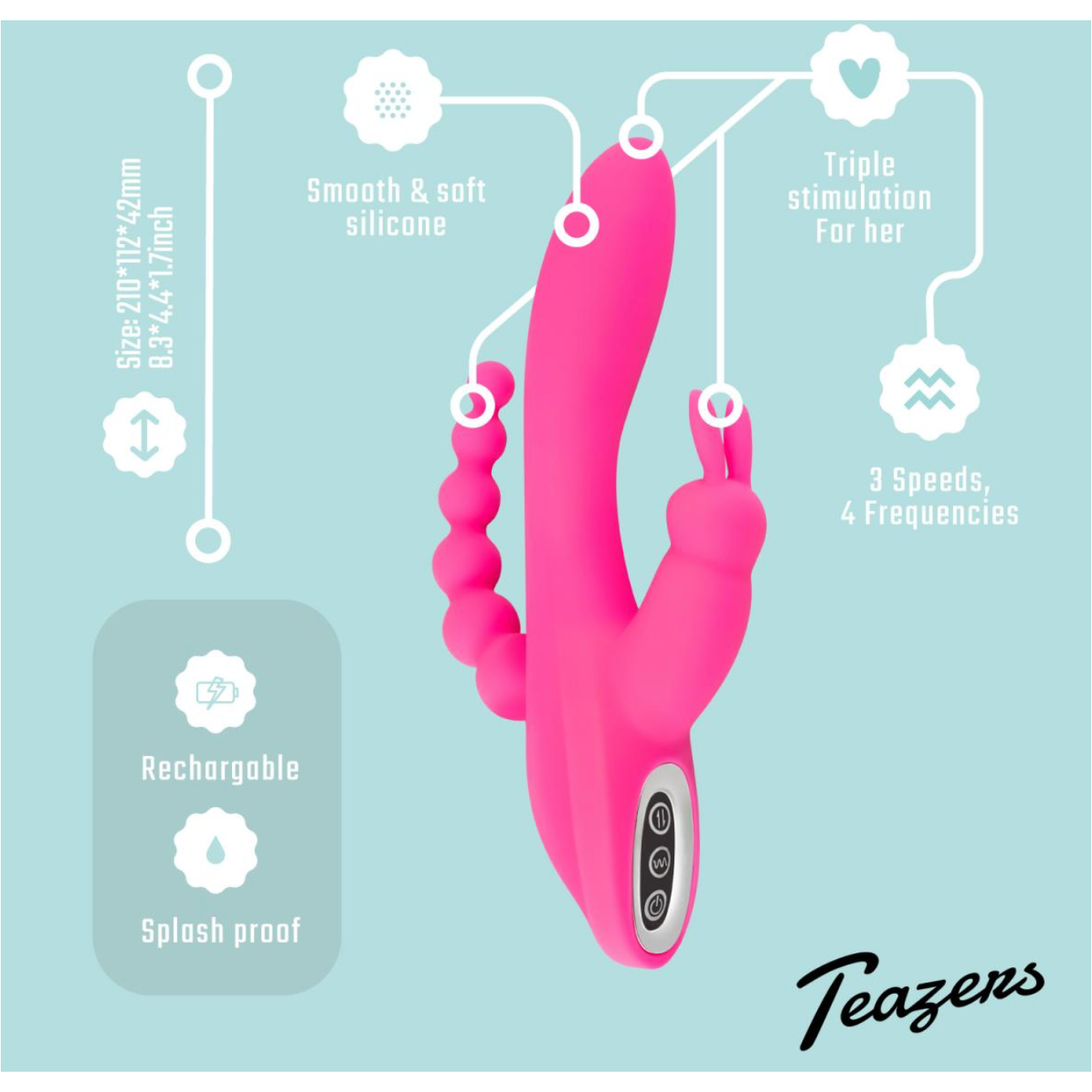 Dubbele Rabbit Vibrator