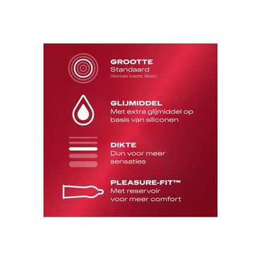 Durex Thin Feel Condooms Extra Dun - 10 stuks