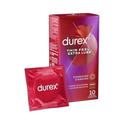 Durex Thin Feel Extra Glijmiddel - 10 stuks