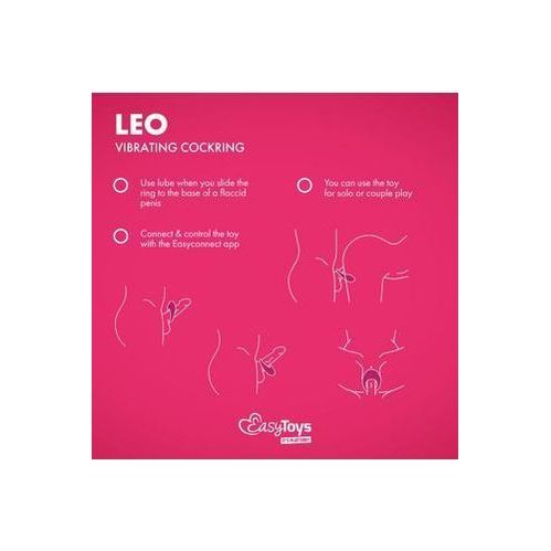 EasyConnect - Vibrerende Cockring Leo app gestuurd
