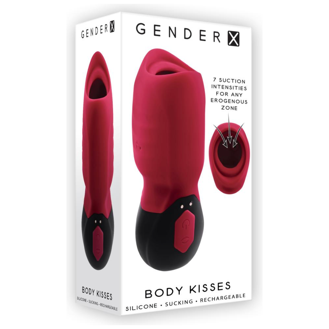 Evolved - Body Kisses Vibrator - Rood/Zwart