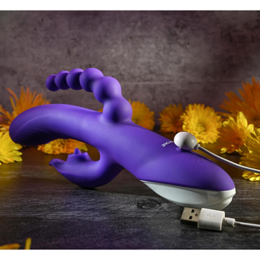 Evolved - Lick Me Triple Stim Vibe Vibrator - Paars