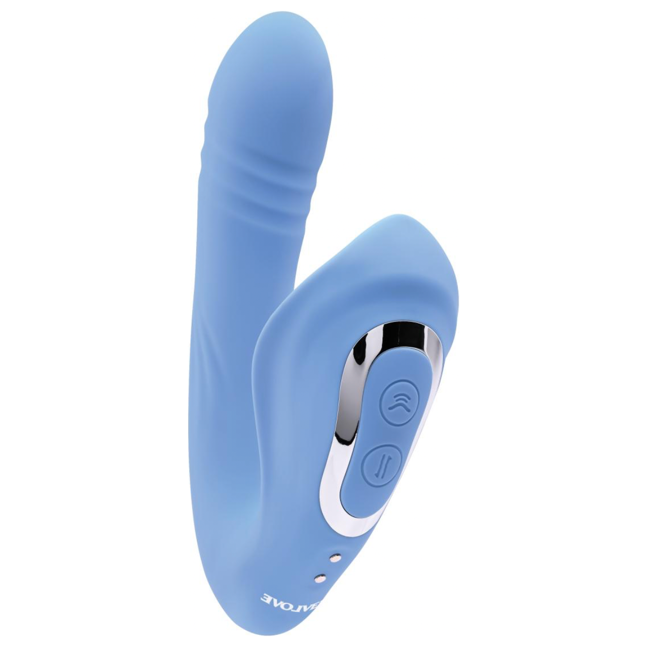 Evolved - Tap and Trust Vibrator - Lichtblauw