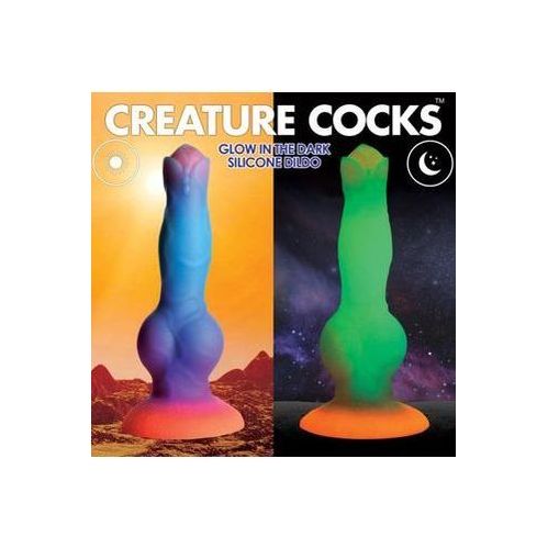 Glow-in-the-dark Siliconen Alien Dildo
