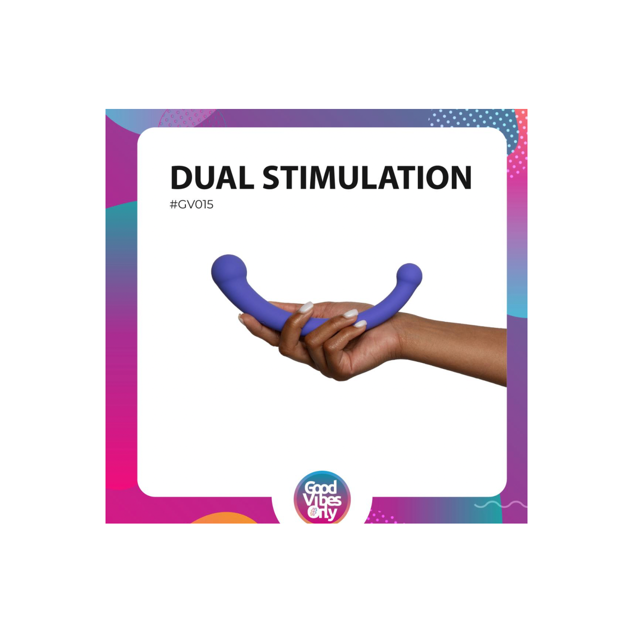 Good Vibes Only - Double End Vibrator Jane - Paars