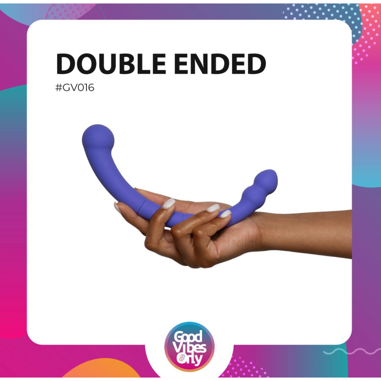 Good Vibes Only - Double End Vibrator Leah - Paars