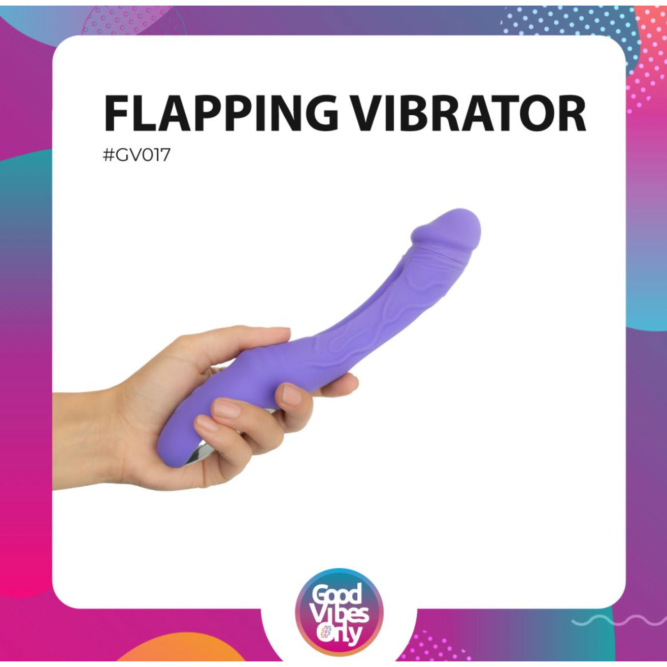 Good Vibes Only - Flax Vibrerende Dildo met G-Spot Stimulator