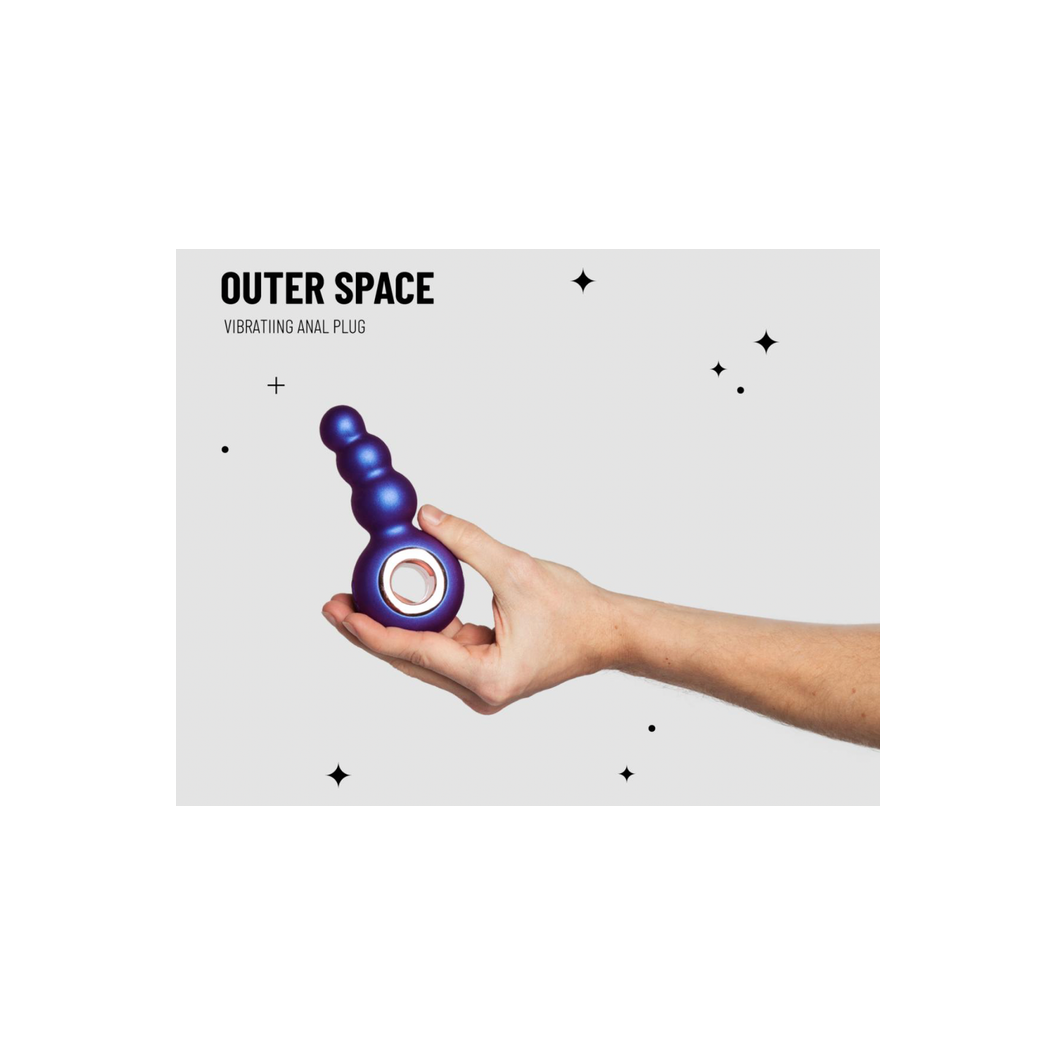 Hueman - Outer Space Vibrerende Buttplug