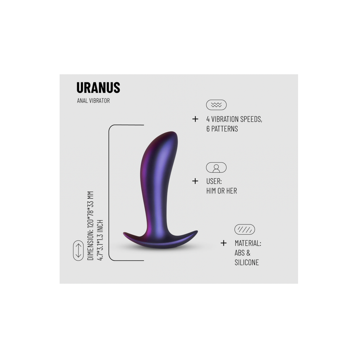 Hueman - Uranus Anaal Vibrator