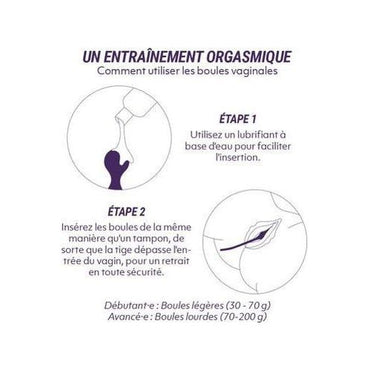 Jane Untamed Geisha Balls Vibe - Zwart