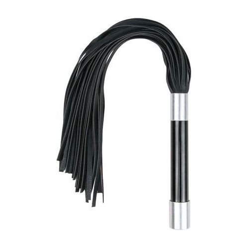 Lange flogger met metalen handvat