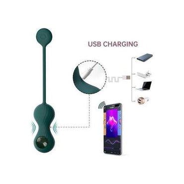 Magic Motion - Duo Smart Kegel Vibrator met Gewichtenset - Groen
