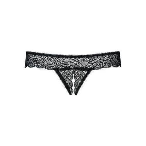 Miamor String Met Open Kruisje - Zwart