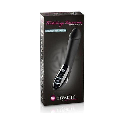 Mystim - Tickling Truman E-Stim Vibrator - Black Edition