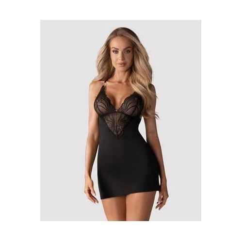 Negligé Met Doorschijnend Netstof