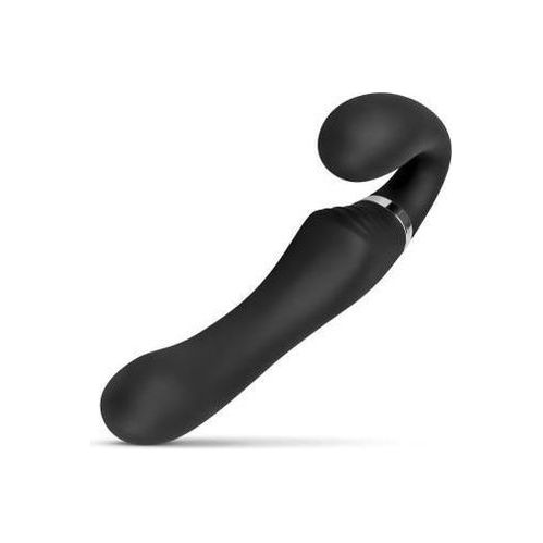 No-Parts - Avery Strapless Strapon Vibrerende Dildo 22 cm - Zwart