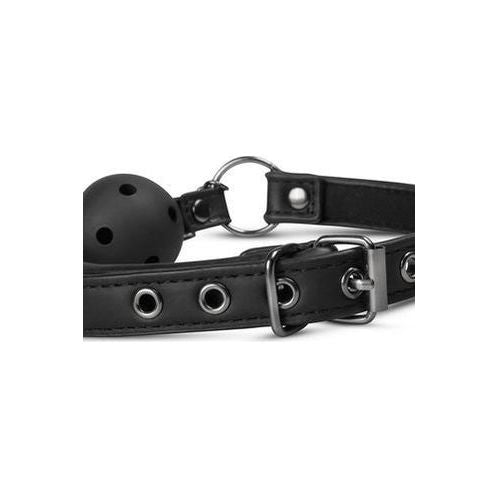 Open Ball Gag Met Tepelklemmen