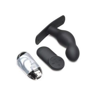 P-Spot Plugger Anaalplug met Harnas & Afstandsbediening