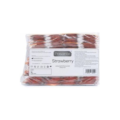 Pasante Aardbei Smaak Condooms - 144 stuks