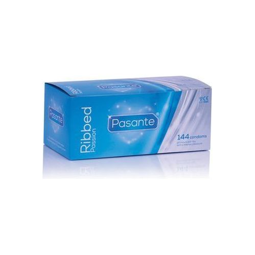 Pasante Ribbed Condooms - 144 stuks