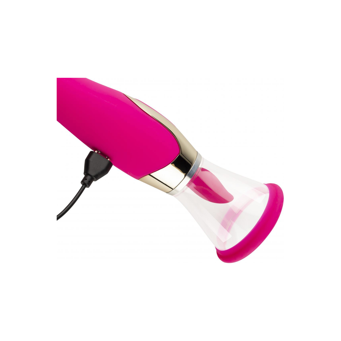 Pleasure Pump Met G-Spot Vibrator - Roze