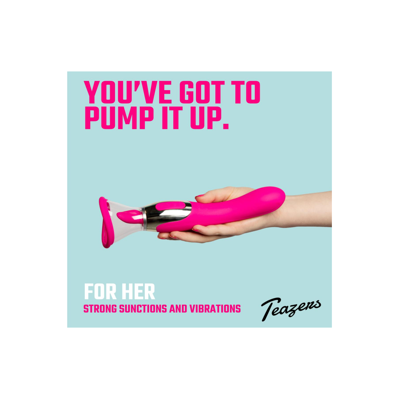 Pleasure Pump Met G-Spot Vibrator - Roze