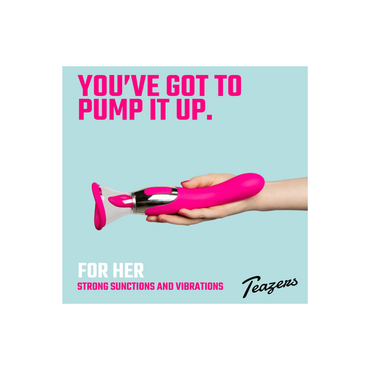 Pleasure Pump Met G-Spot Vibrator - Roze