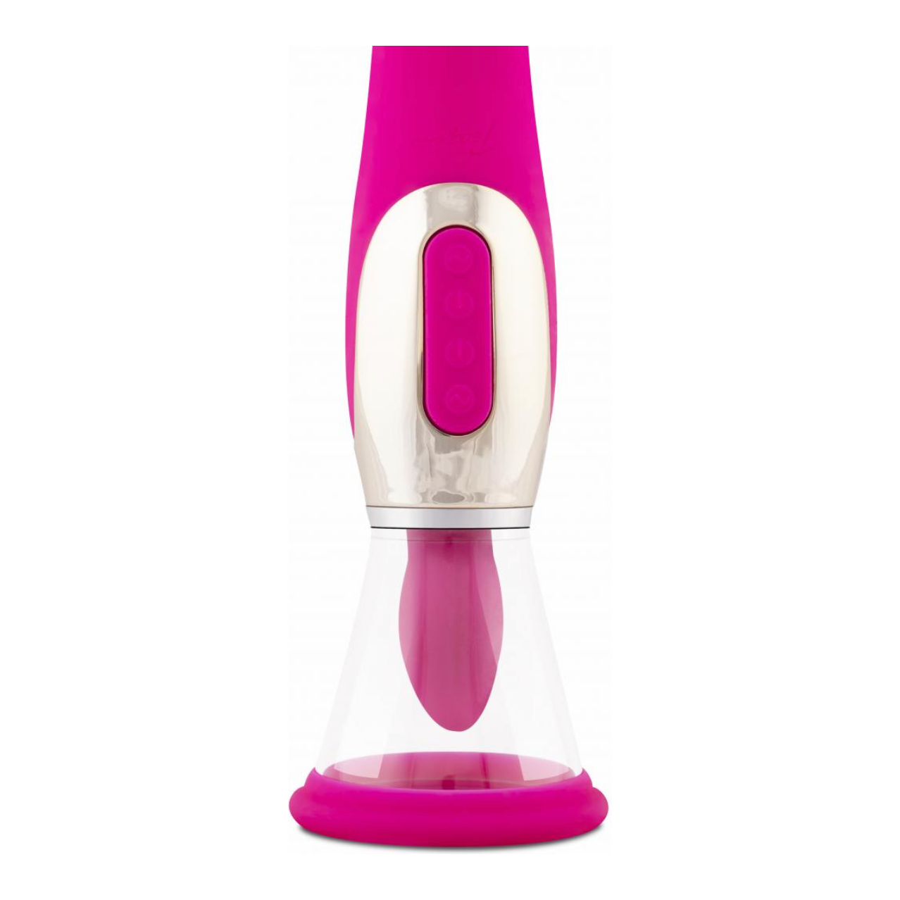 Pleasure Pump Met G-Spot Vibrator - Roze