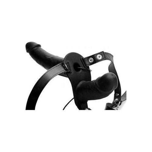 Power Pegger Dubbele Strap-On Vibrator