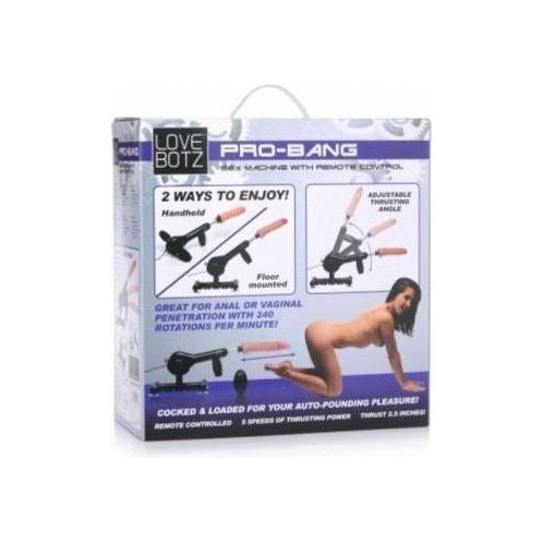 Pro-Bang Seksmachine met Afstandsbediening