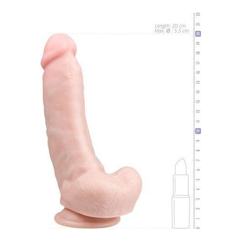 Realistische Dildo Met Balzak - 20 cm