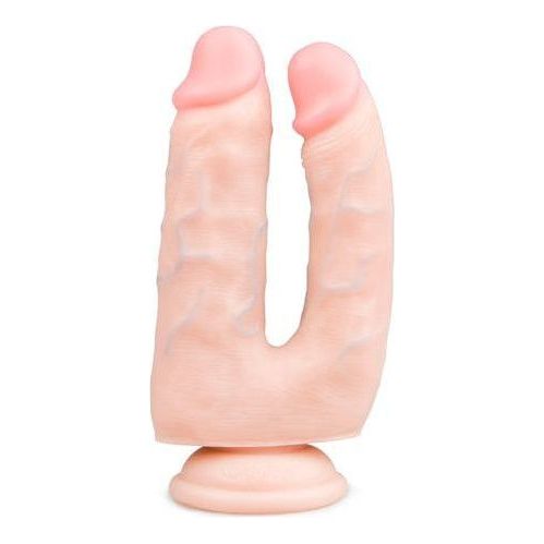 Realistische Dubbele Dildo Met Zuignap - 18 cm