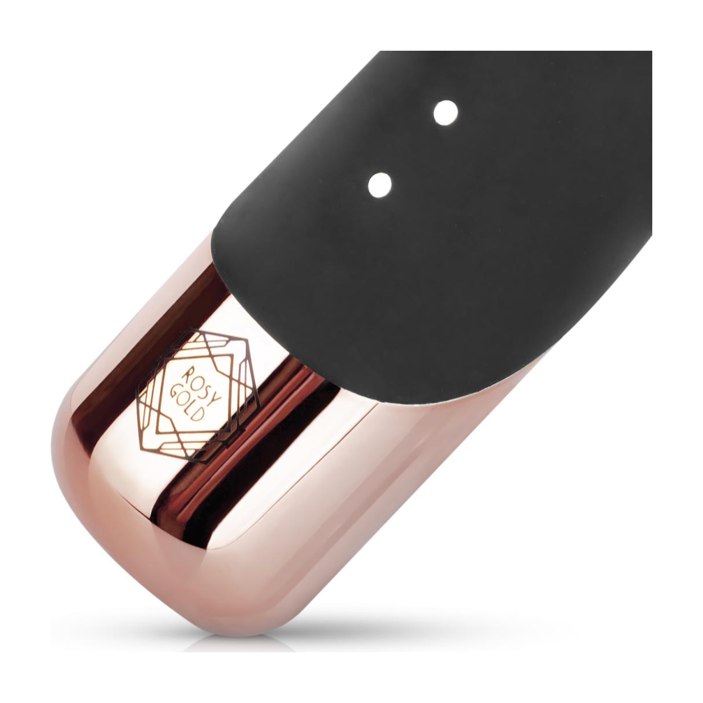 Rosy Gold - Rabbit Vibrator Met Stootfunctie - Zwart