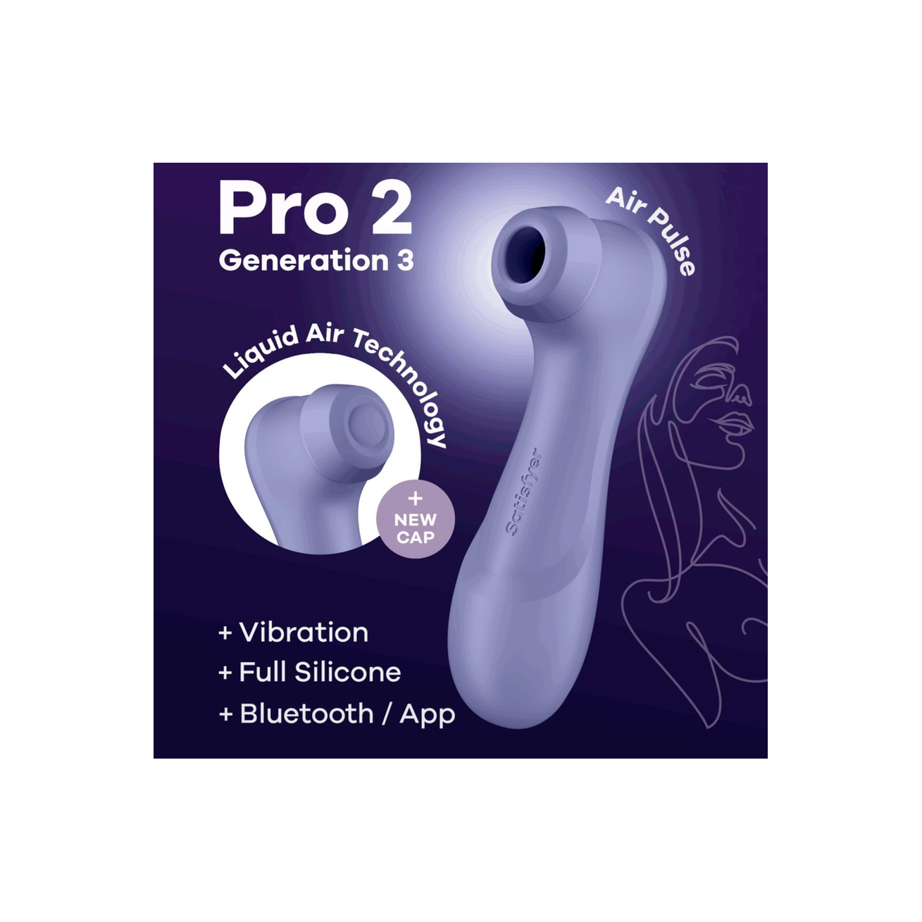 Satisfyer Pro 2 - Generation 3 App Controlled - Lila