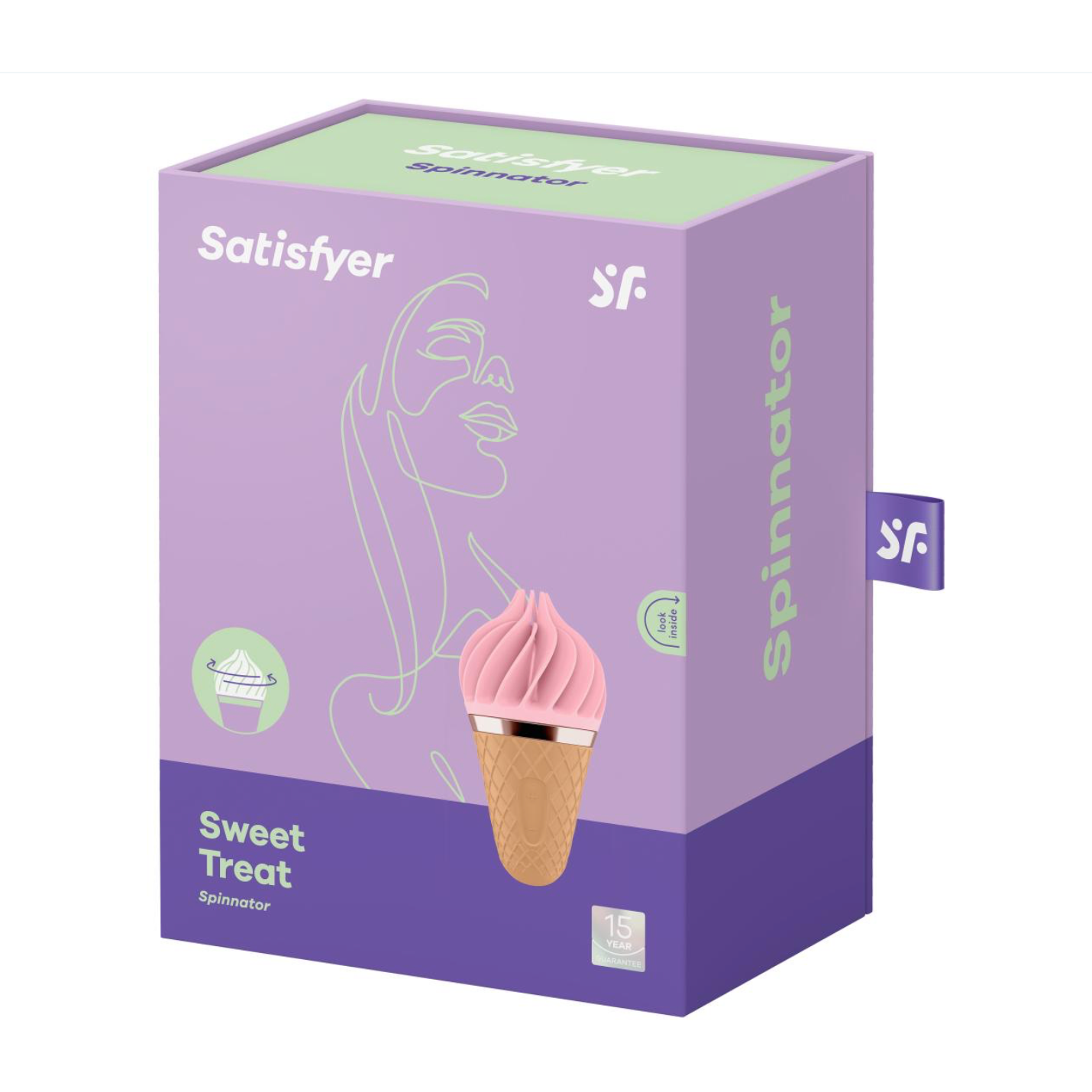 Satisfyer Sweet Treat Spinnator Vibrator - Roze