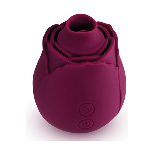 Skins Rose Buddies - The Rose Flutterz Vibrator - Wijnrood