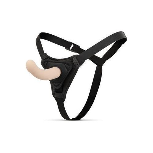 Strap-On-Dildo met Harnas - Gebogen