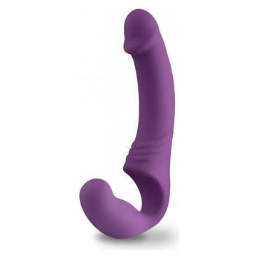 Strapless Strap-On Vibrator - Paars
