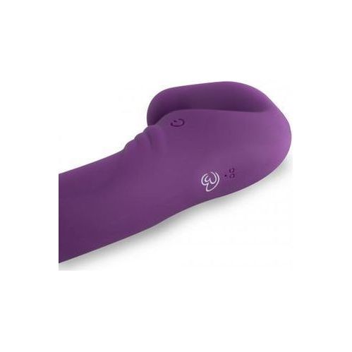 Strapless Strap-On Vibrator - Paars