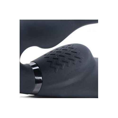 Swirl Vibrerende Strapless Strap-On - Black
