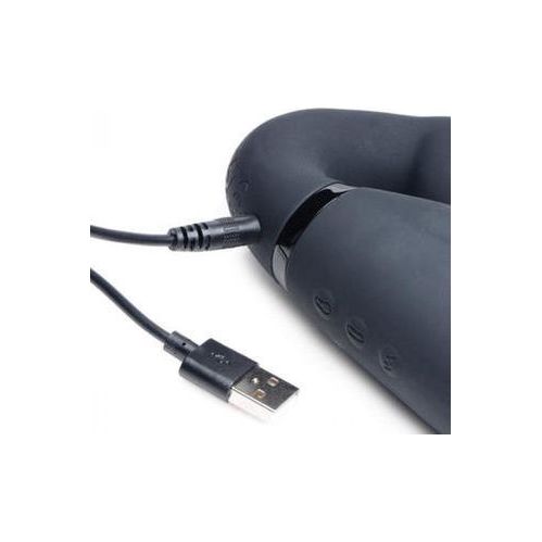 Swirl Vibrerende Strapless Strap-On - Black